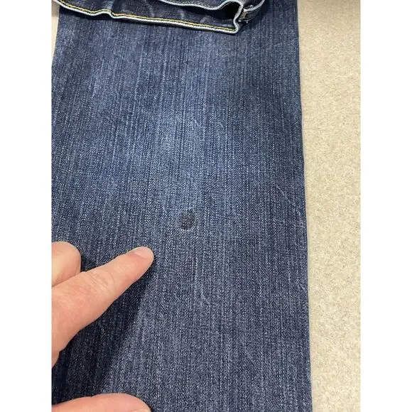 Naked & Famous Jeans Men’s Size 34x32 Blue Selvedge Denim Slim Straight - Picture 10 of 12